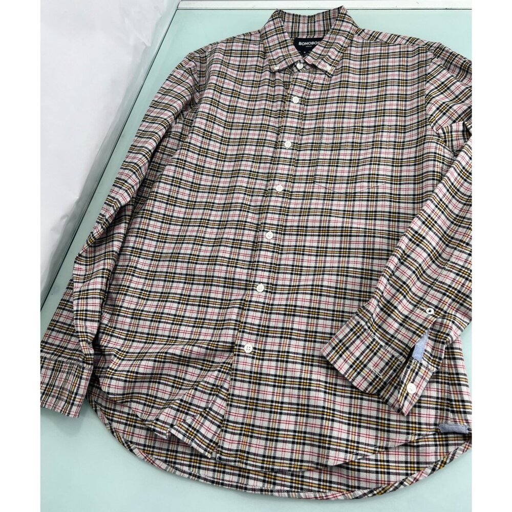 Bonobos Multicolor Plaid Men's Shirt